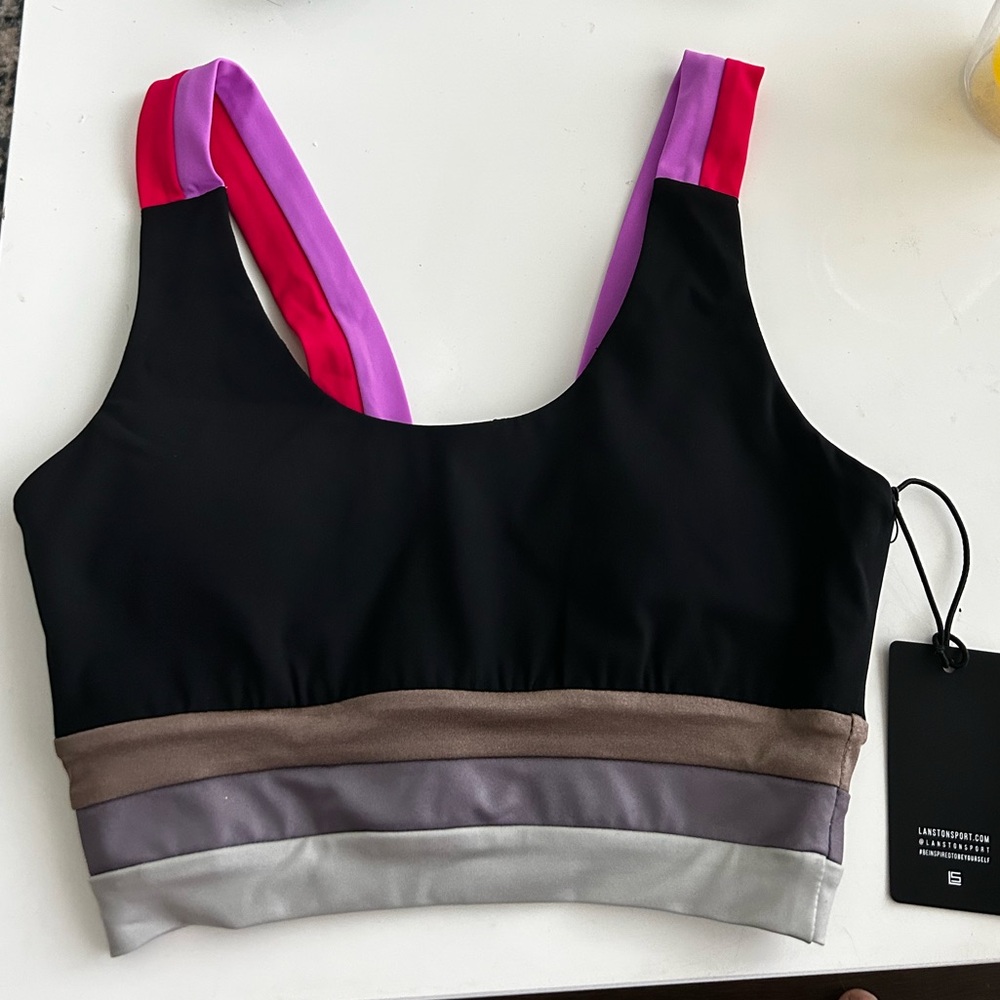 Lanston Sport Colorblock Sports bra